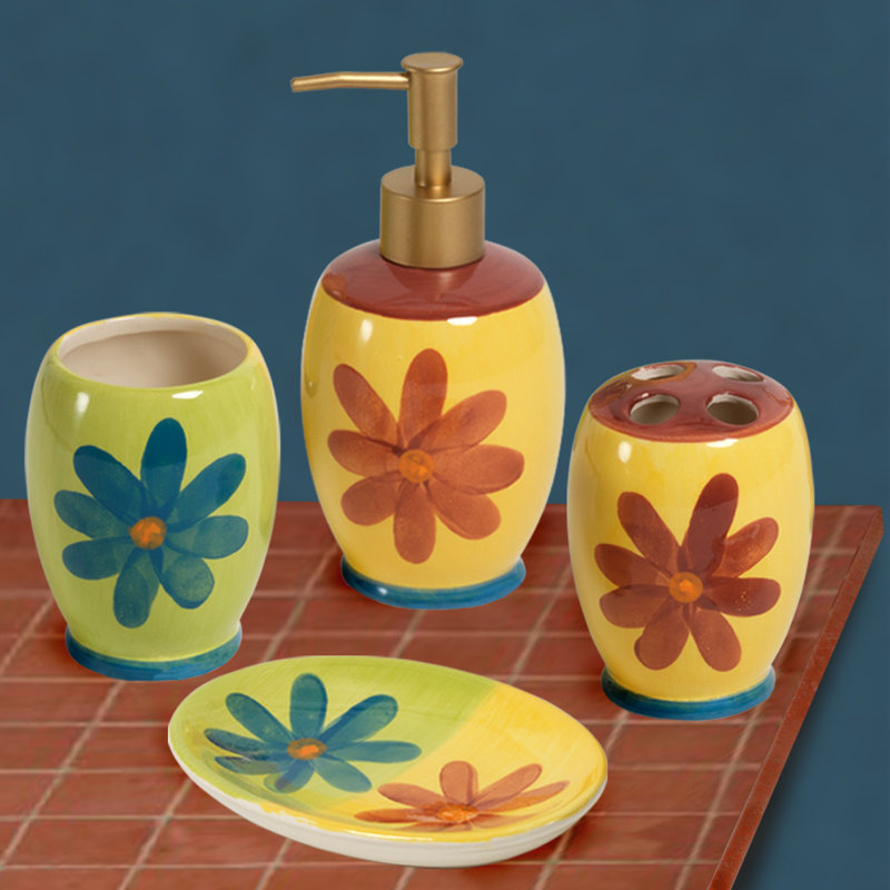 Delightfully Daisy Bathroom Decor Adds A Touch Of Nature To Your Bath